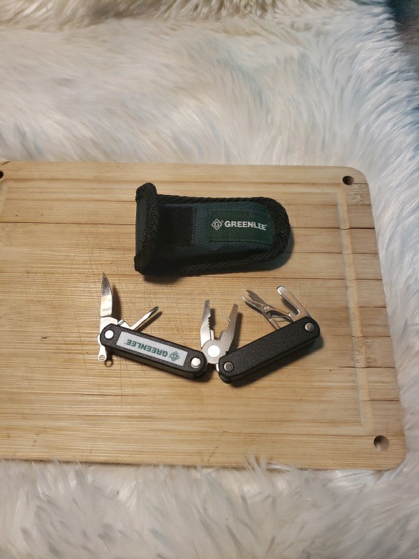Greenlee Multi Tool Professional Or Electrical StainlessS. 5 Tools W/ Sheath. EC