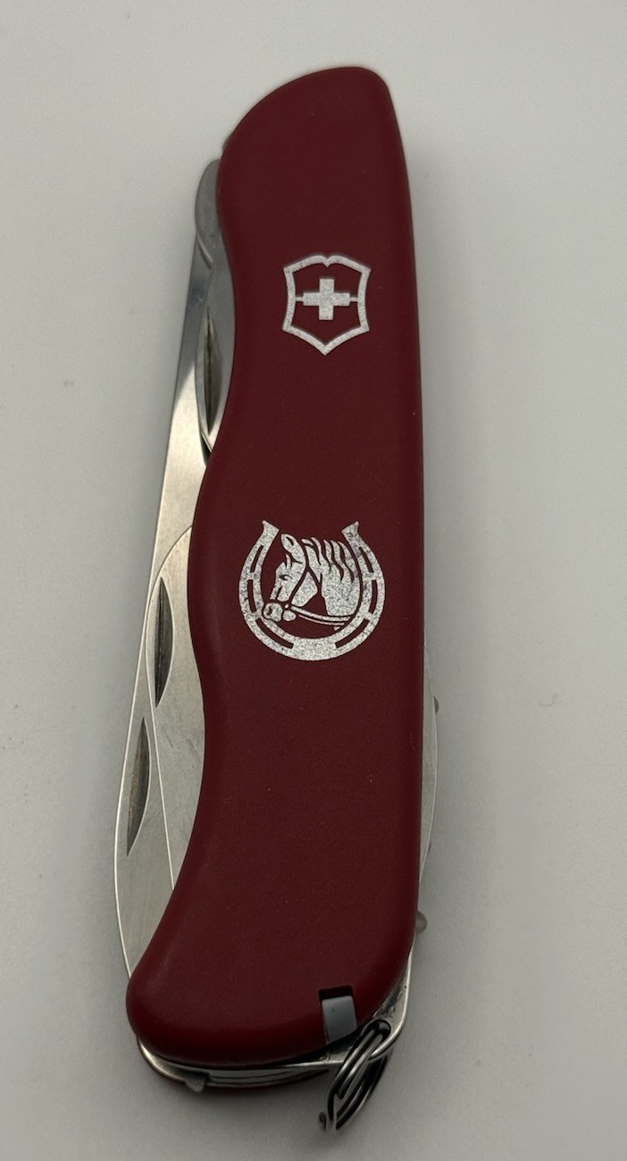 Victorinox Equestrian 111mm Swiss Army Knife – 111MM -Red – Hoof Pick