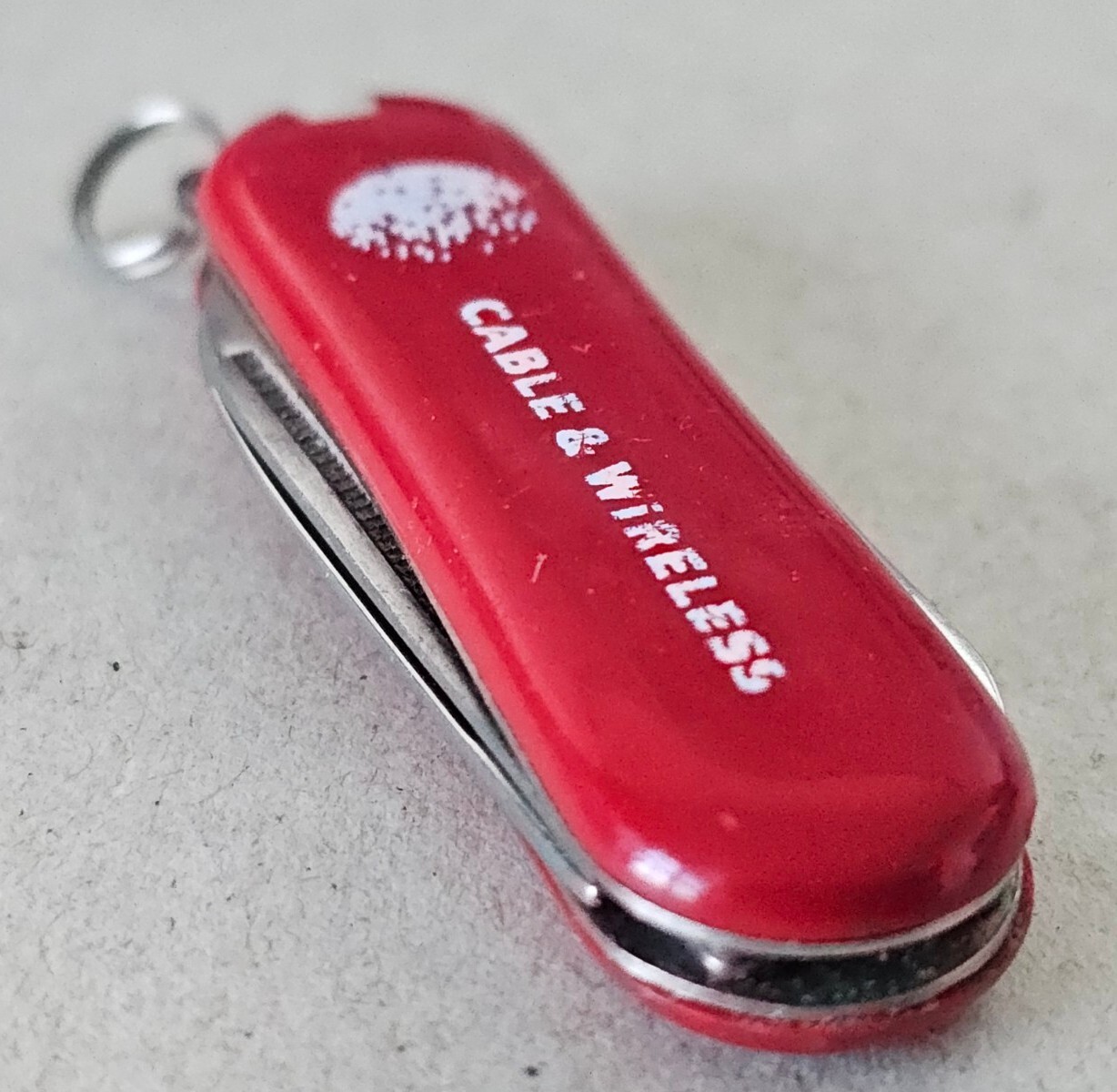 CABLE & WIRELESS Classic Multi-Tool Small Pocket Knife w/7 Functions Promotional
