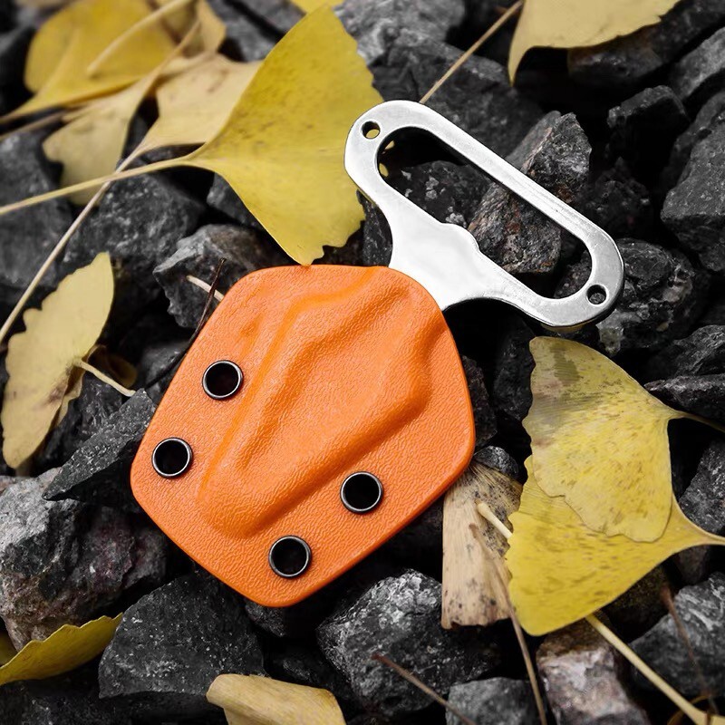 EDC Stainless Steel Wrench Bottle Opener Key Chain Ring Crowbar Pry Bar