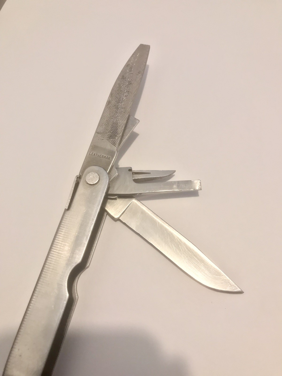 Leatherman SUPER TOOL Multi-Tool Stainless Steel Oregon USA Pat Pend VERY CLEAN