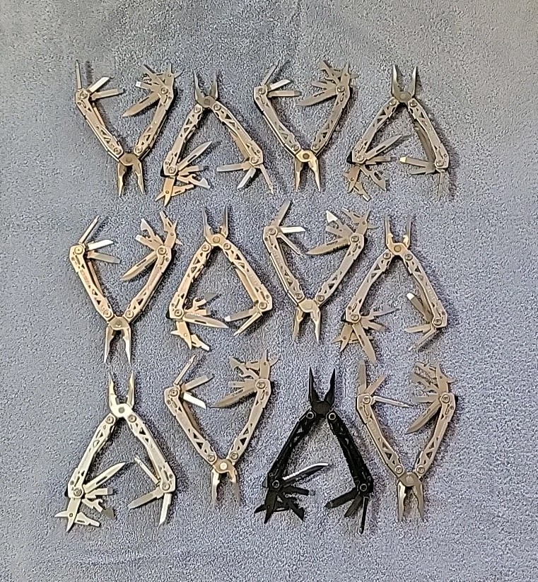 Gerber Suspension NXT Multi Tools – LOT OF 12 – Pliers, Scissors, Knife, File