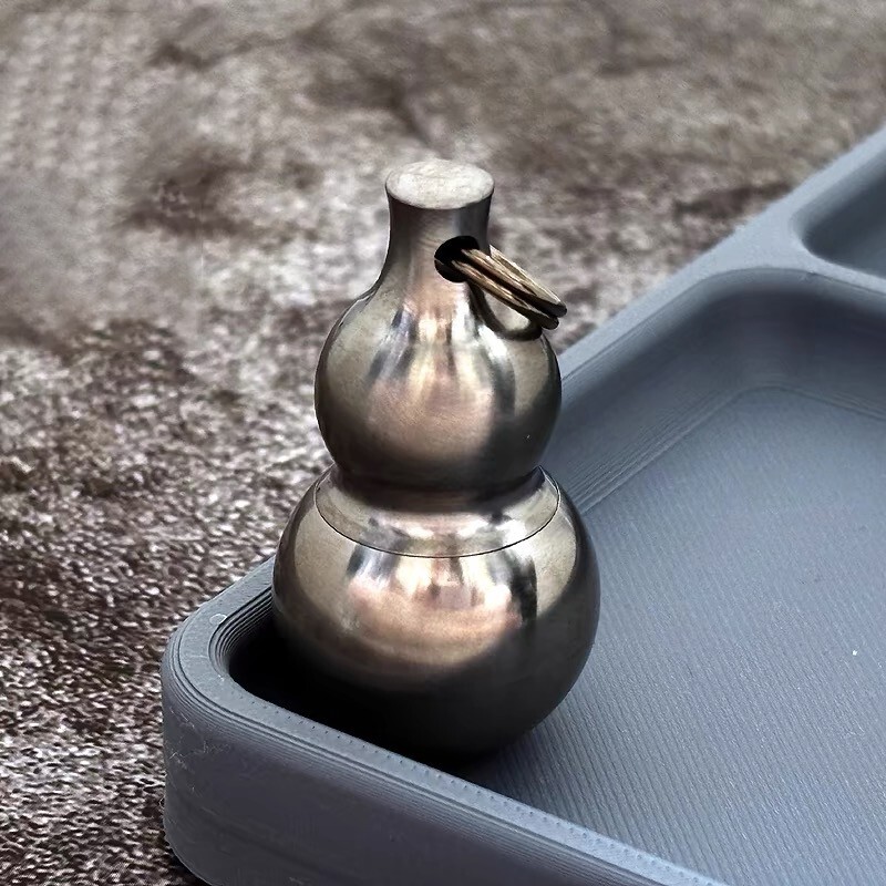 PEI ULTEM Waterproof Pill Case Holder Box Container Pendant EDC Keychain Gift