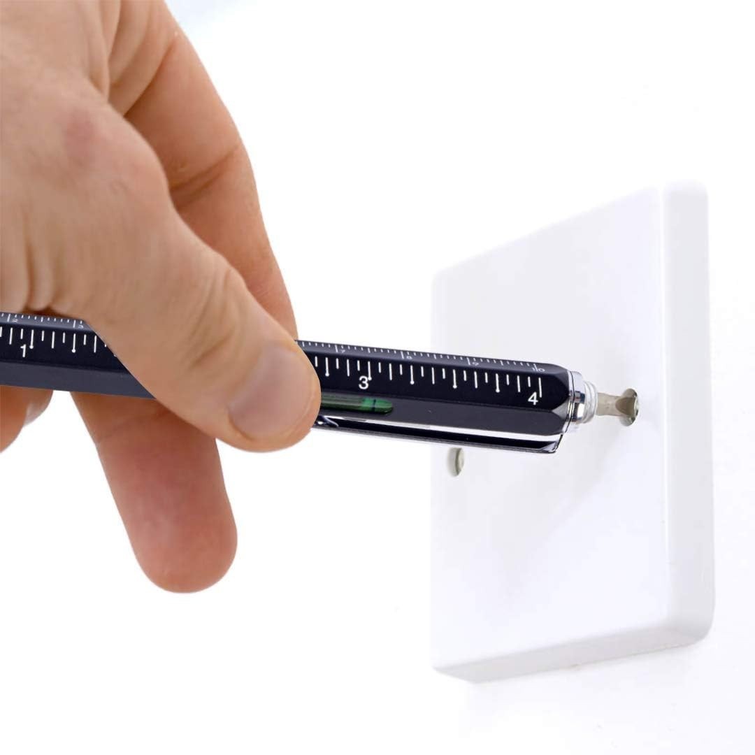 Stylish 6-in-1 Multitool Pen: Unique Gift for Men, Includes Screwdrivers & More!