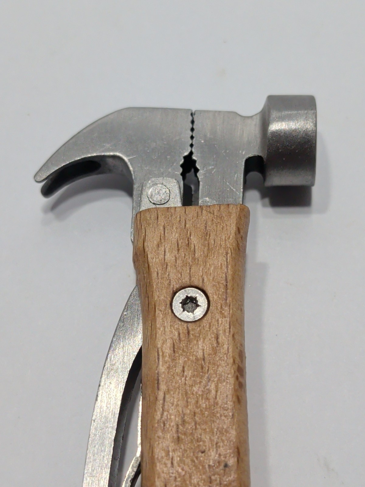 Multi Tool Key Chain – Mini Hammer, Knife, Bottle Opener, Flathead, Pliers, Claw