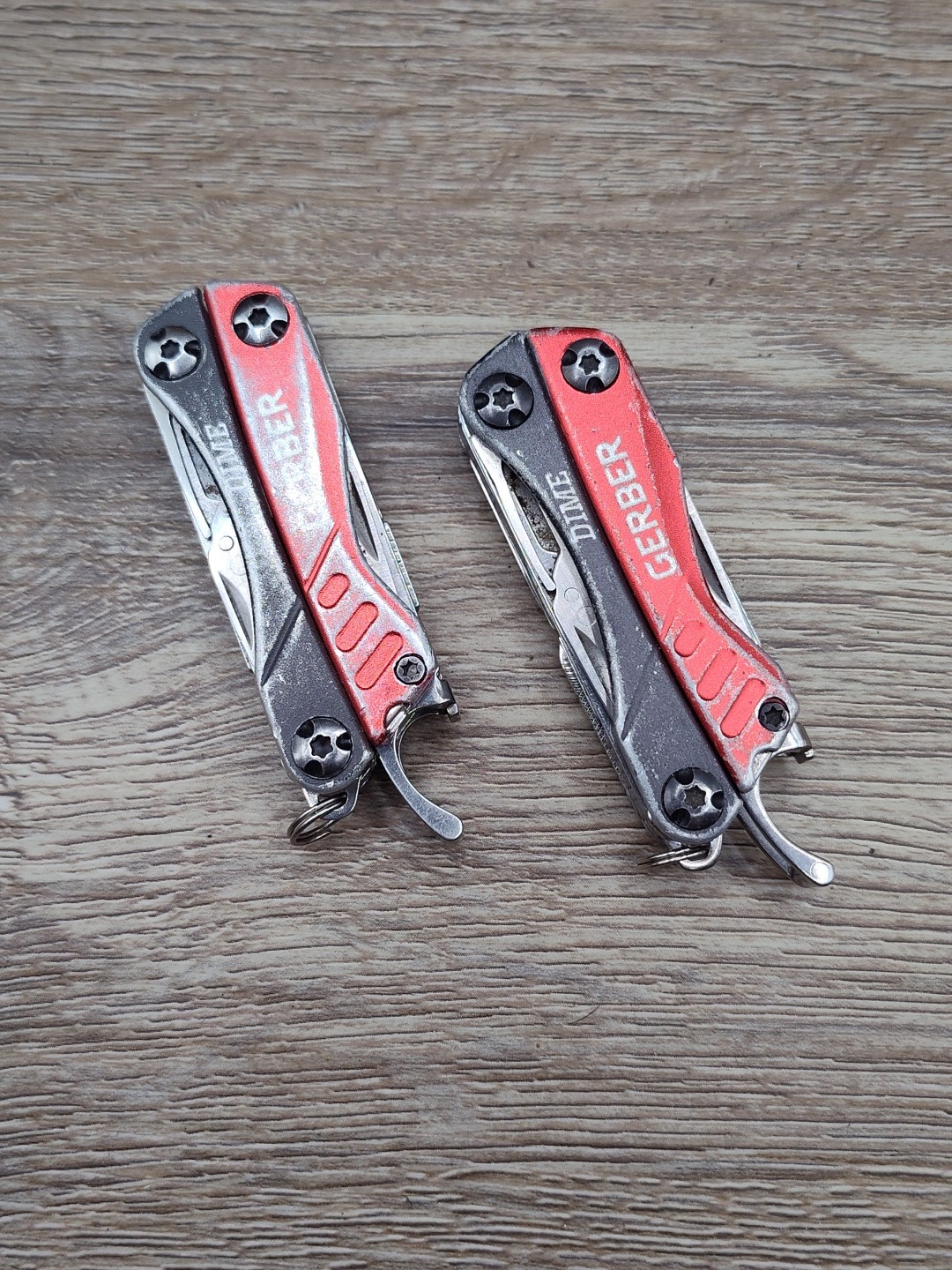 Lot P 2 Gerber Dime Multi Tool Pliers Knife Tools