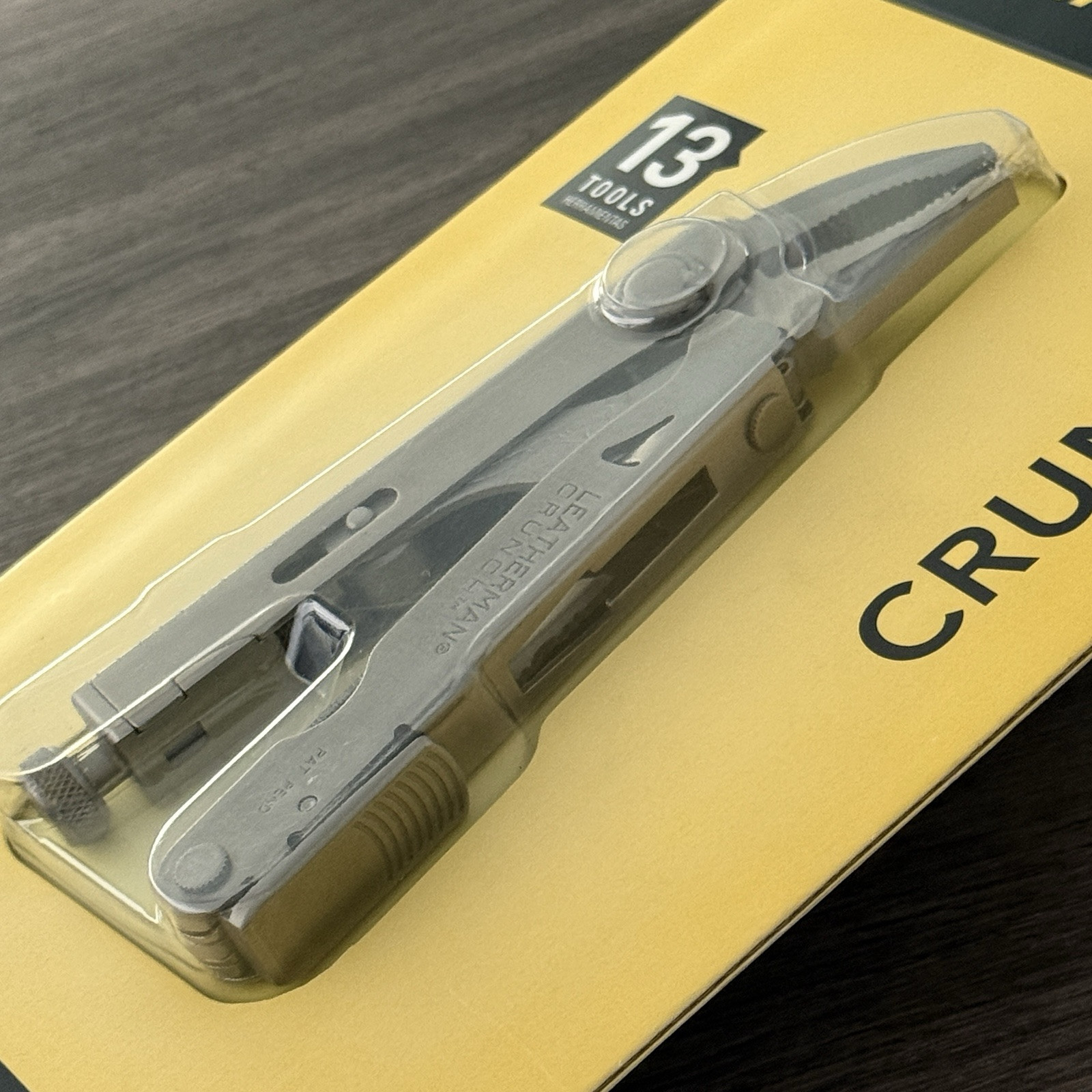 Leatherman Crunch multitool. Early Run PAT PEND. Great for collection. Read Full