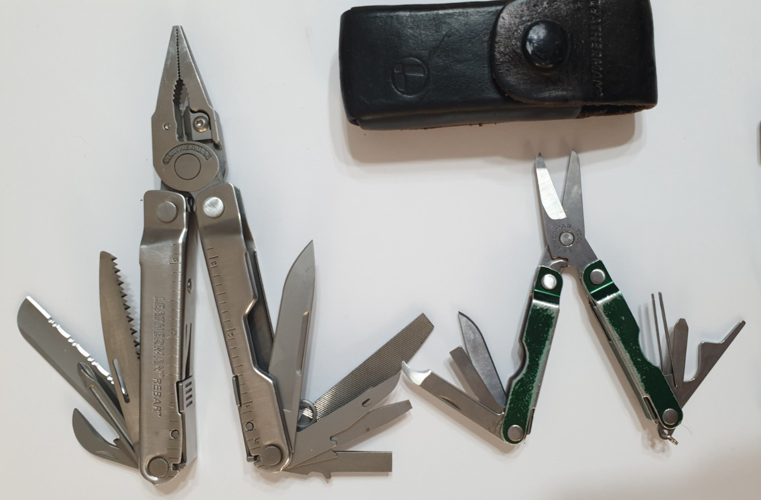 🔥🔥🔥 Leatherman Rebar Full Size Multi Tool & Micra Keychain Set