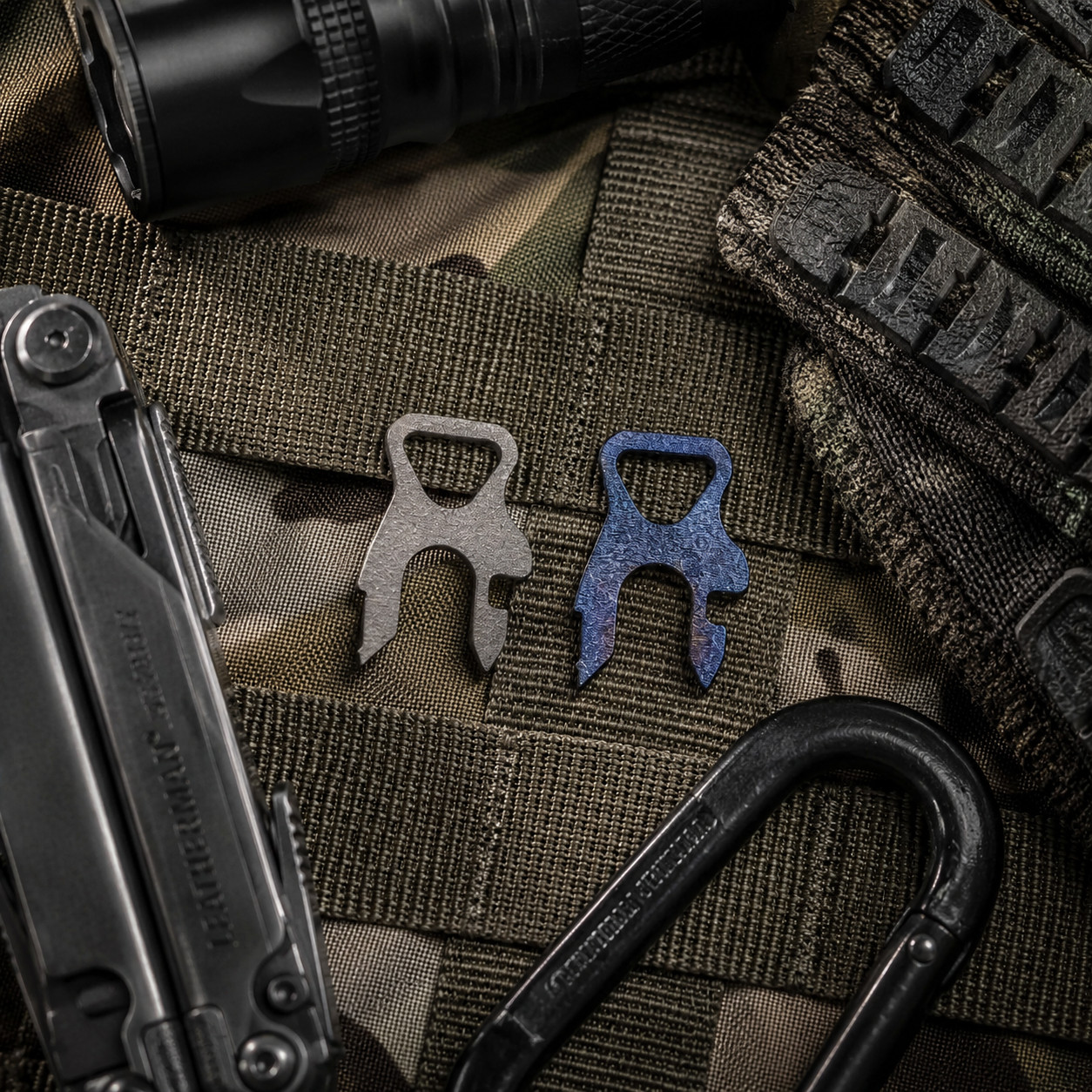 Titanium Pocket Clip Fits Leatherman Wave Surge Charge TTi Multitool Carry Hook
