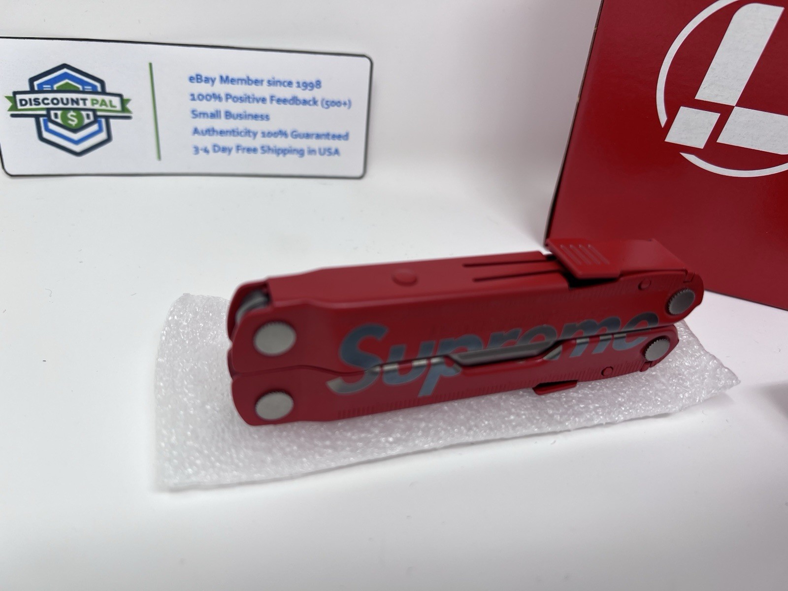 BNIB Leatherman X Supreme Rebar Multi-Tool + Leather Pouch Sheath