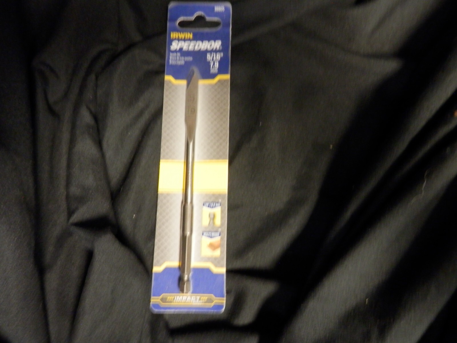 Vintage Irwin 88805 Speedbar Carbon Steel Hex Shank Wood Boring Bit 5/16″x6’L