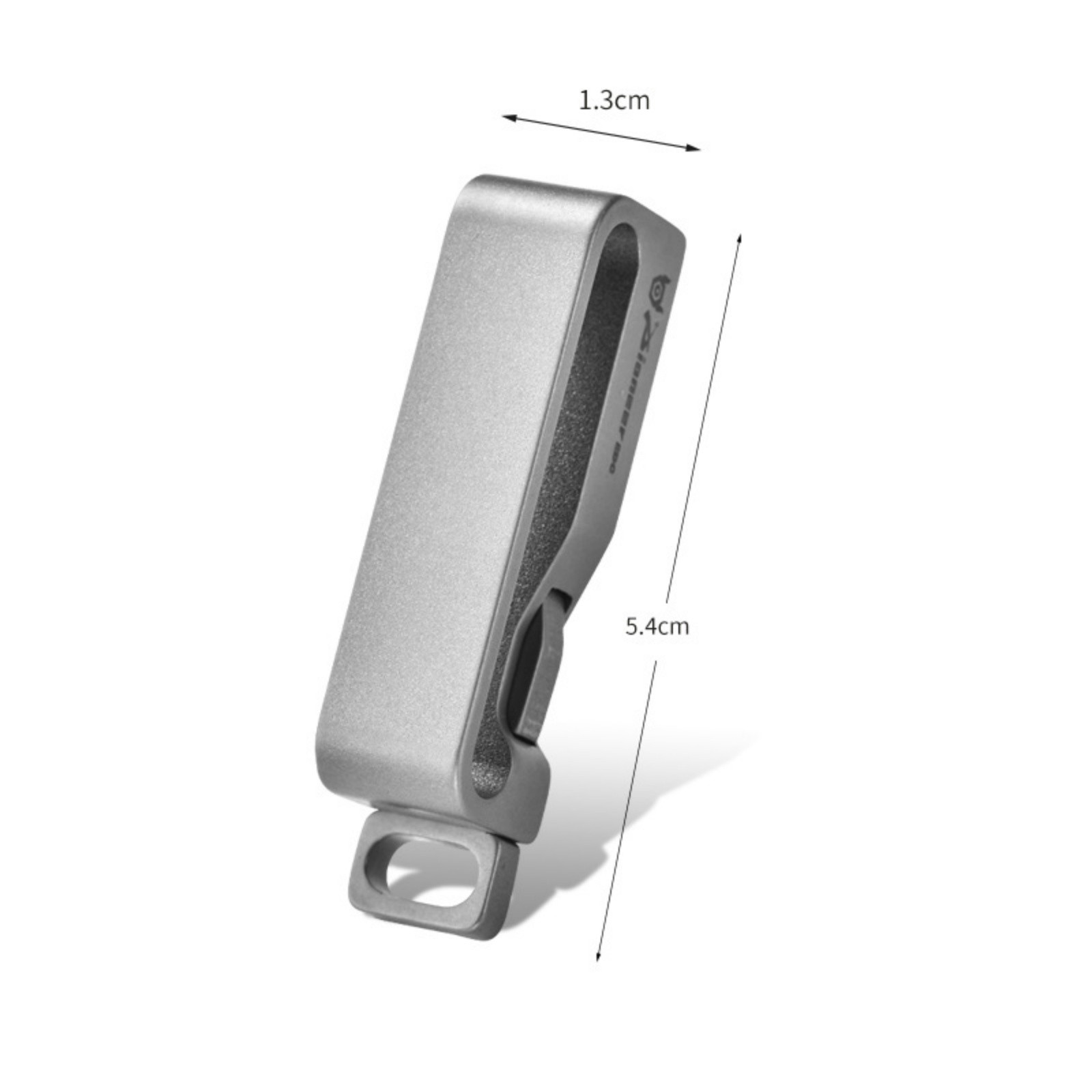 Titanium Alloy Quick Release Belt Clip EDC Waist Keychain Holder Lightweight