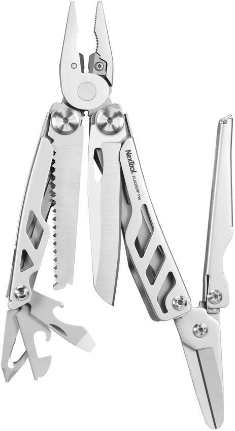 NexTool Flagship Pro Multitool Stainless Handles Several Essential Tools Locking