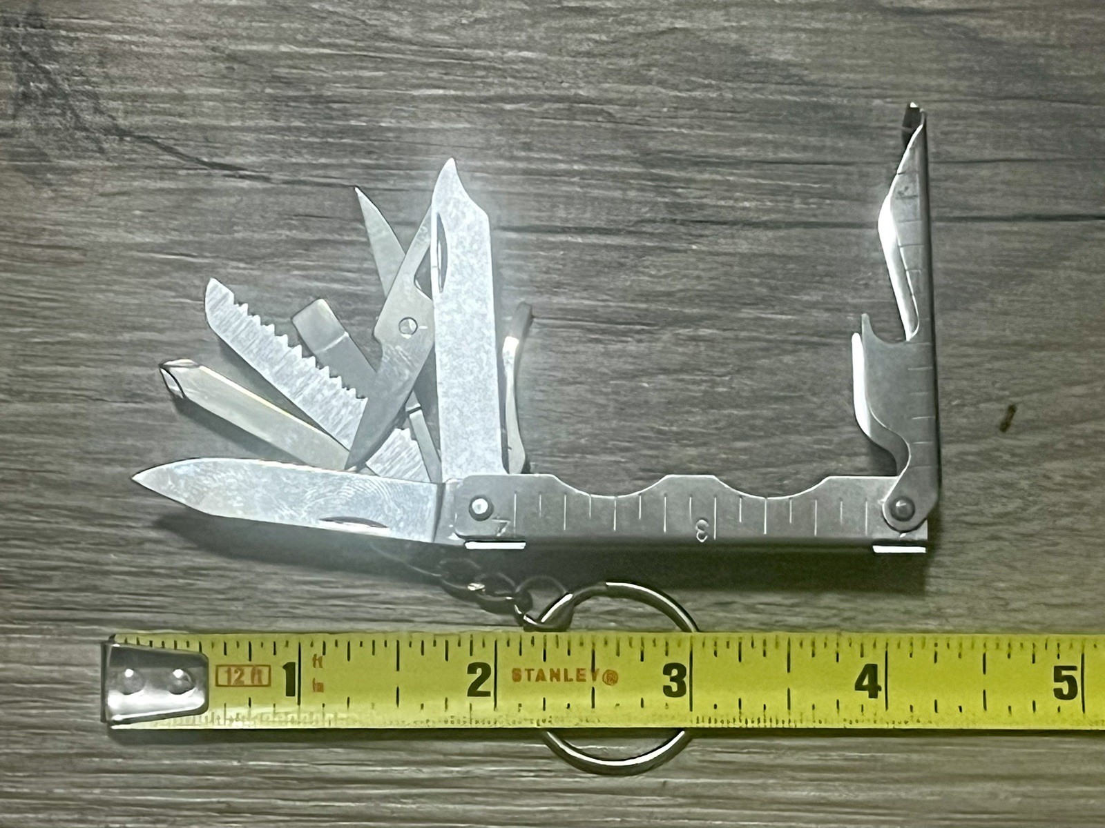 Unbranded MultiTool Folding Pocket Knife Survival Fishing Outdoor Camp Tool