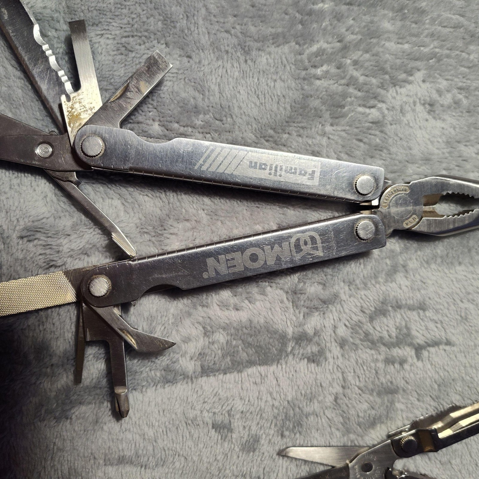 Leatherman PST Micra Multi Tool Set Pliers Knife Scissors W/ Pock-Its Sheath