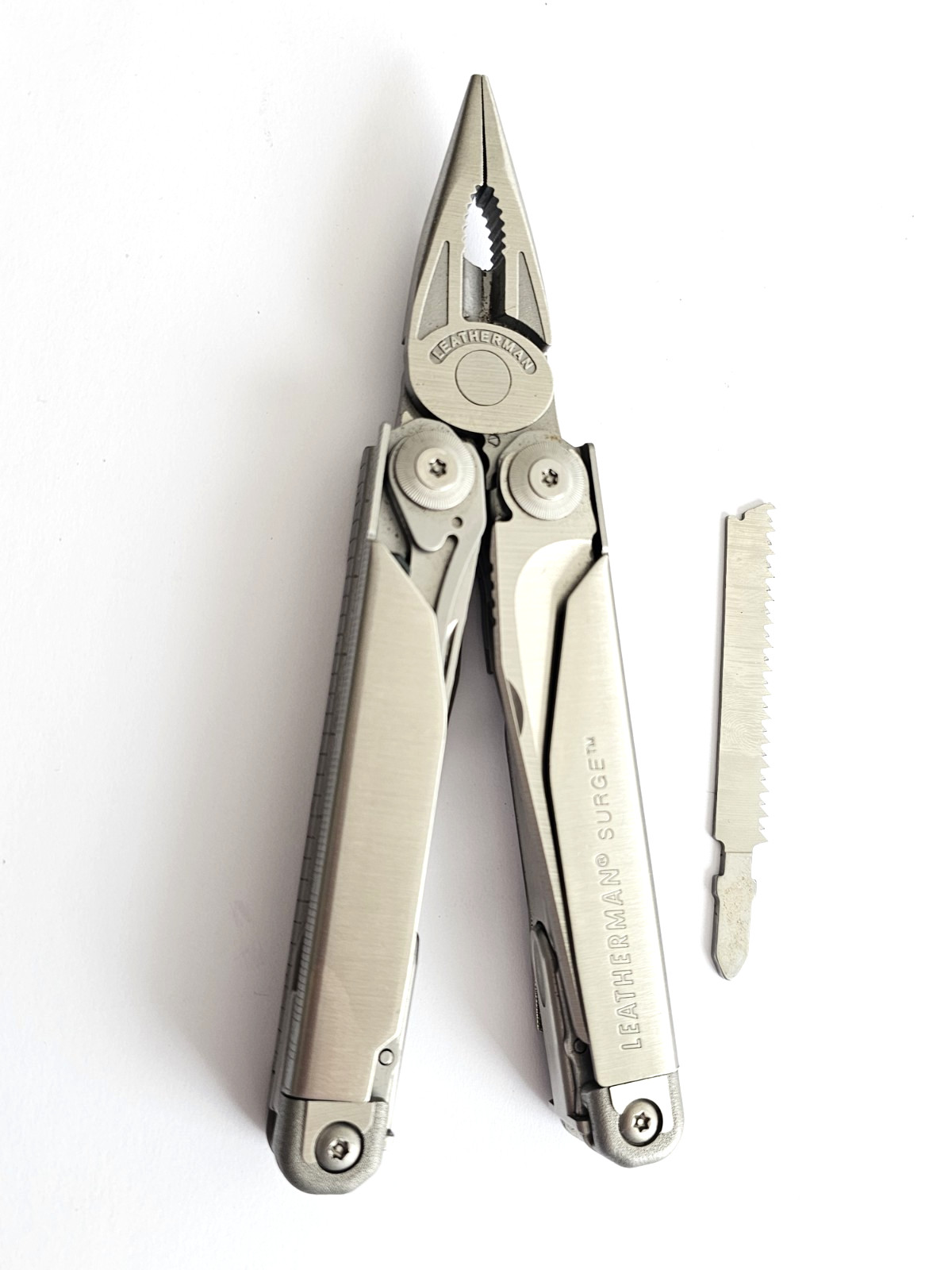 Leatherman Surge Multitool Pocket Knife in Original Leather Sheath Sheath Mint 1st
