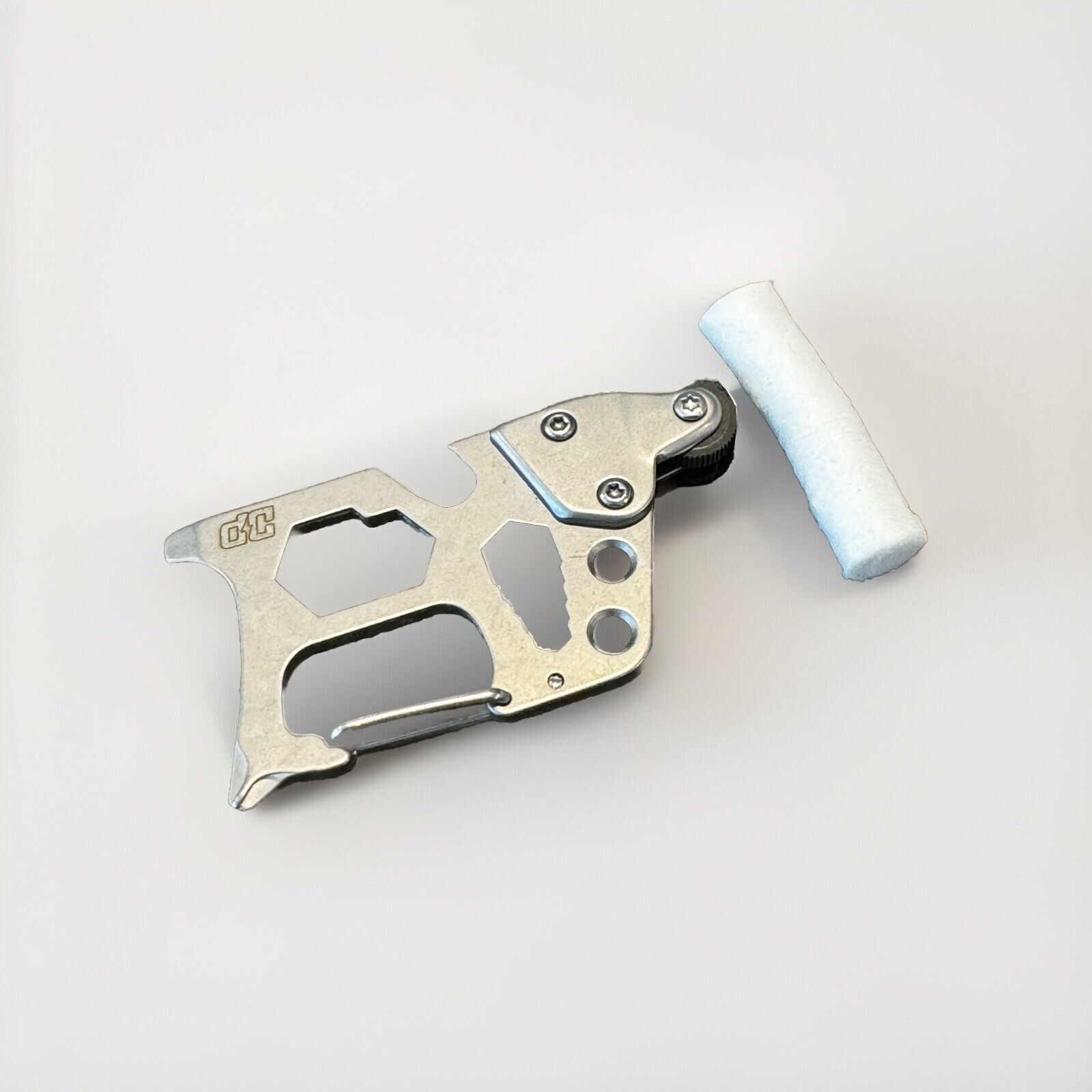 DP Multitool Carabiner With Flint Wheel Fire Starter metal Great Gifts!