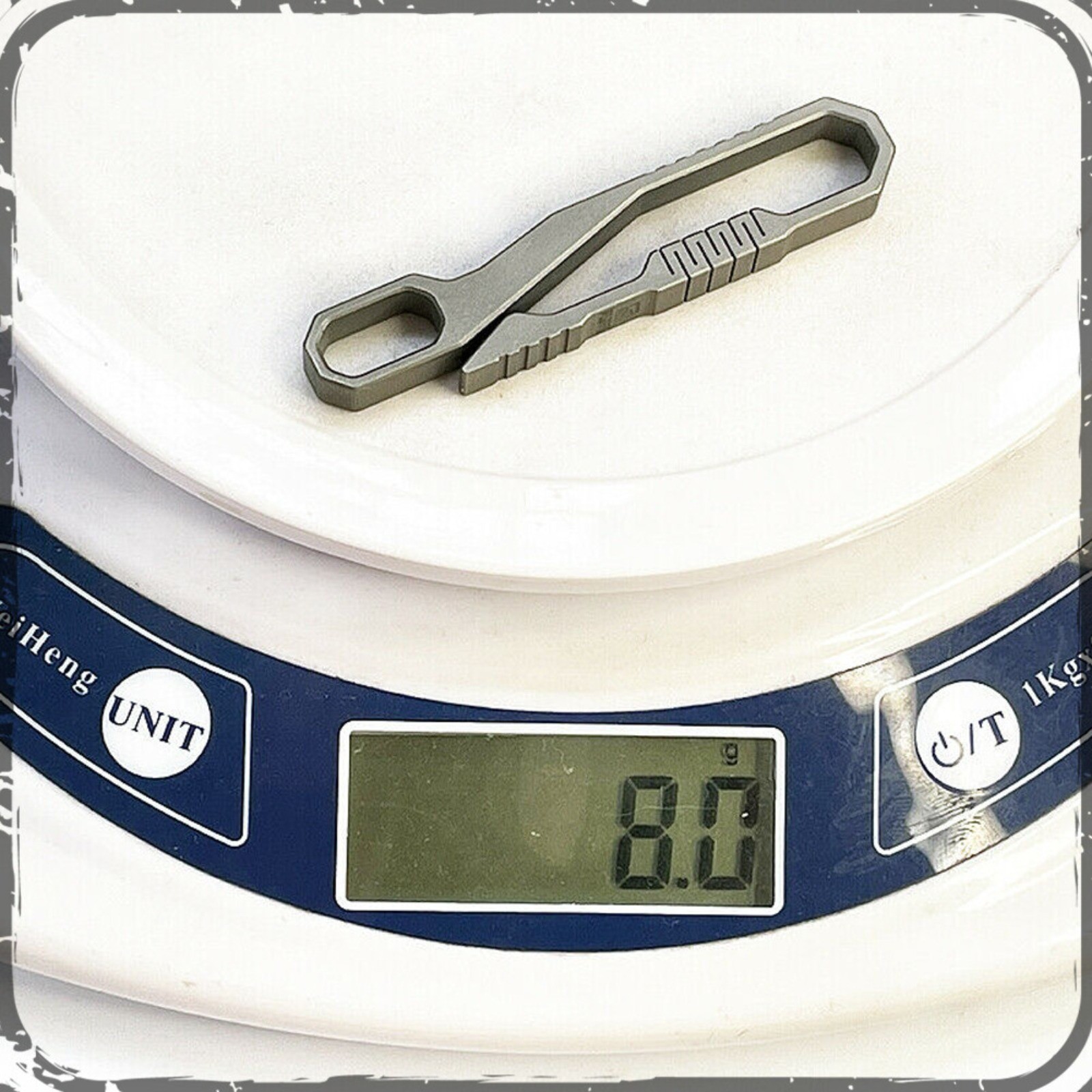 Titanium Alloy Keychain Quick Buckle Detach Belt Waist Hanging EDC Key Ring Tool