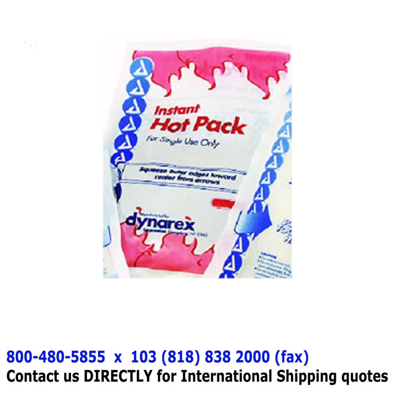 10 pcs. DYNAREX Instant Hot Packs – LARGE – 5″x 9″