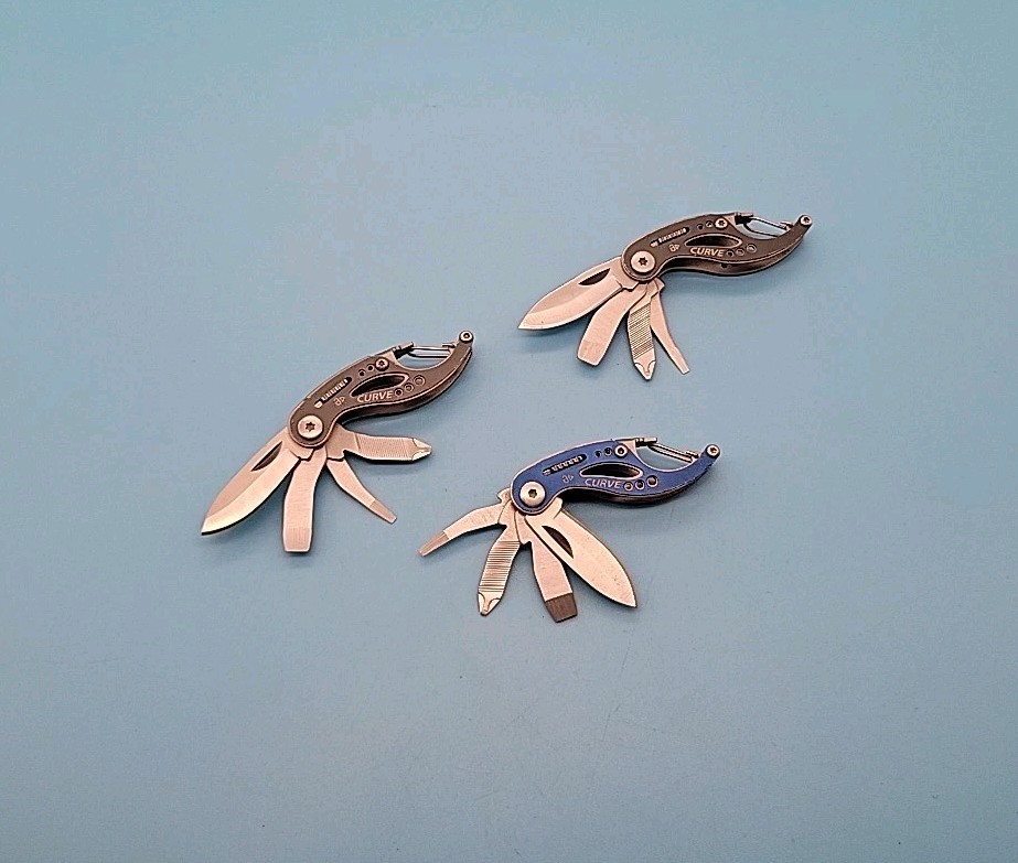 Gerber Curve Mini Multi-Tool – LOT OF 3 – Blade, File, Screwdrivers