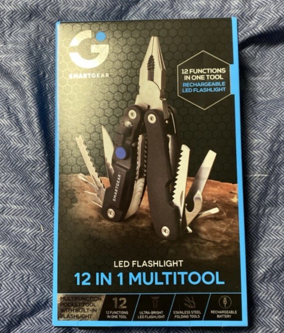 Smart Gear LED Flash Light 12 In 1 Multi Tool