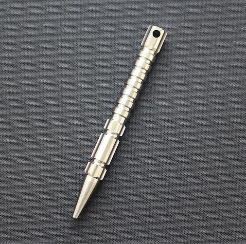 EDC 1 PC Portable Titanium Alloy Stick Pendant Outdoor Stick Multipurpose Tool