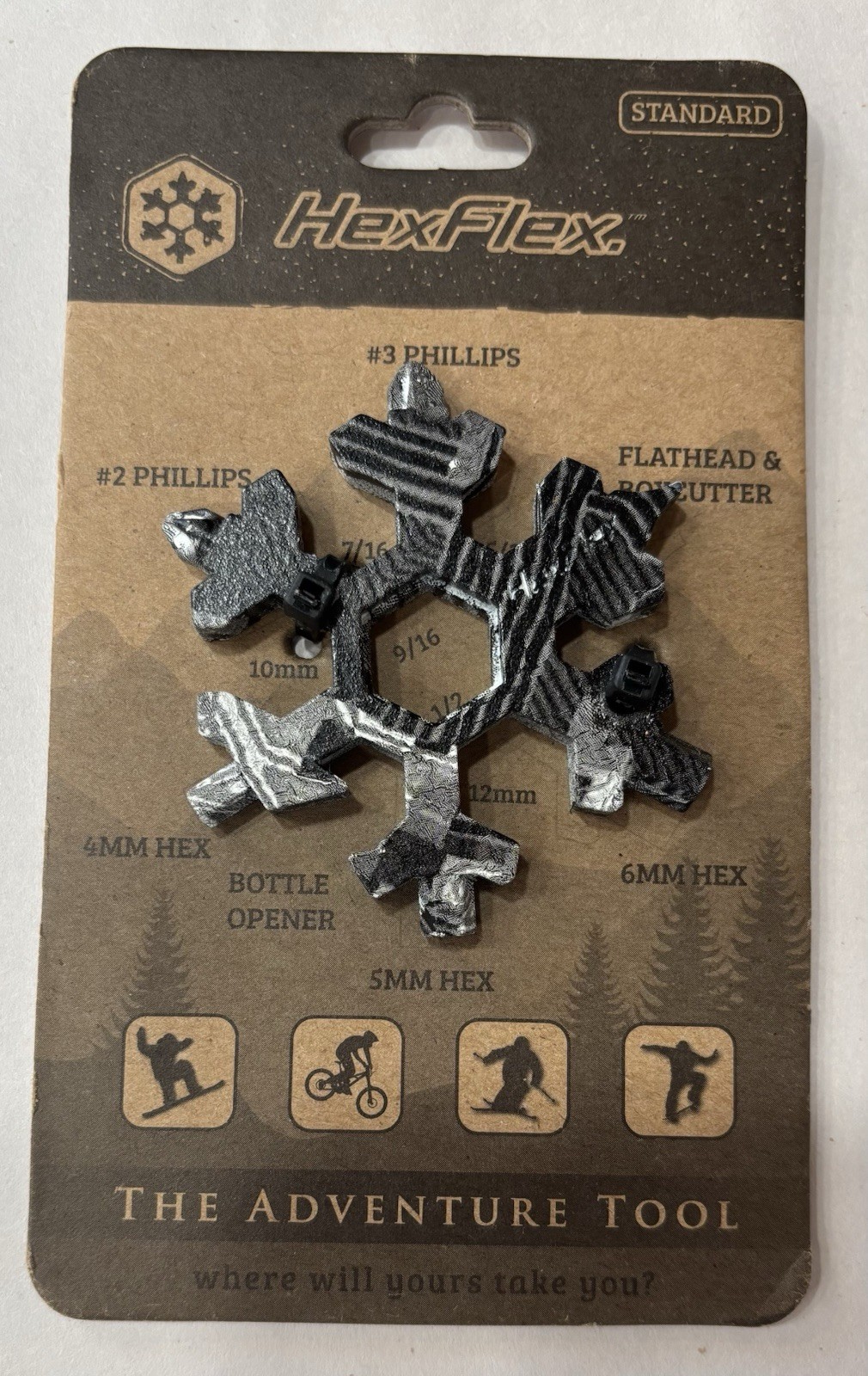 Hex Flex Adventure Tool Multi-Tool