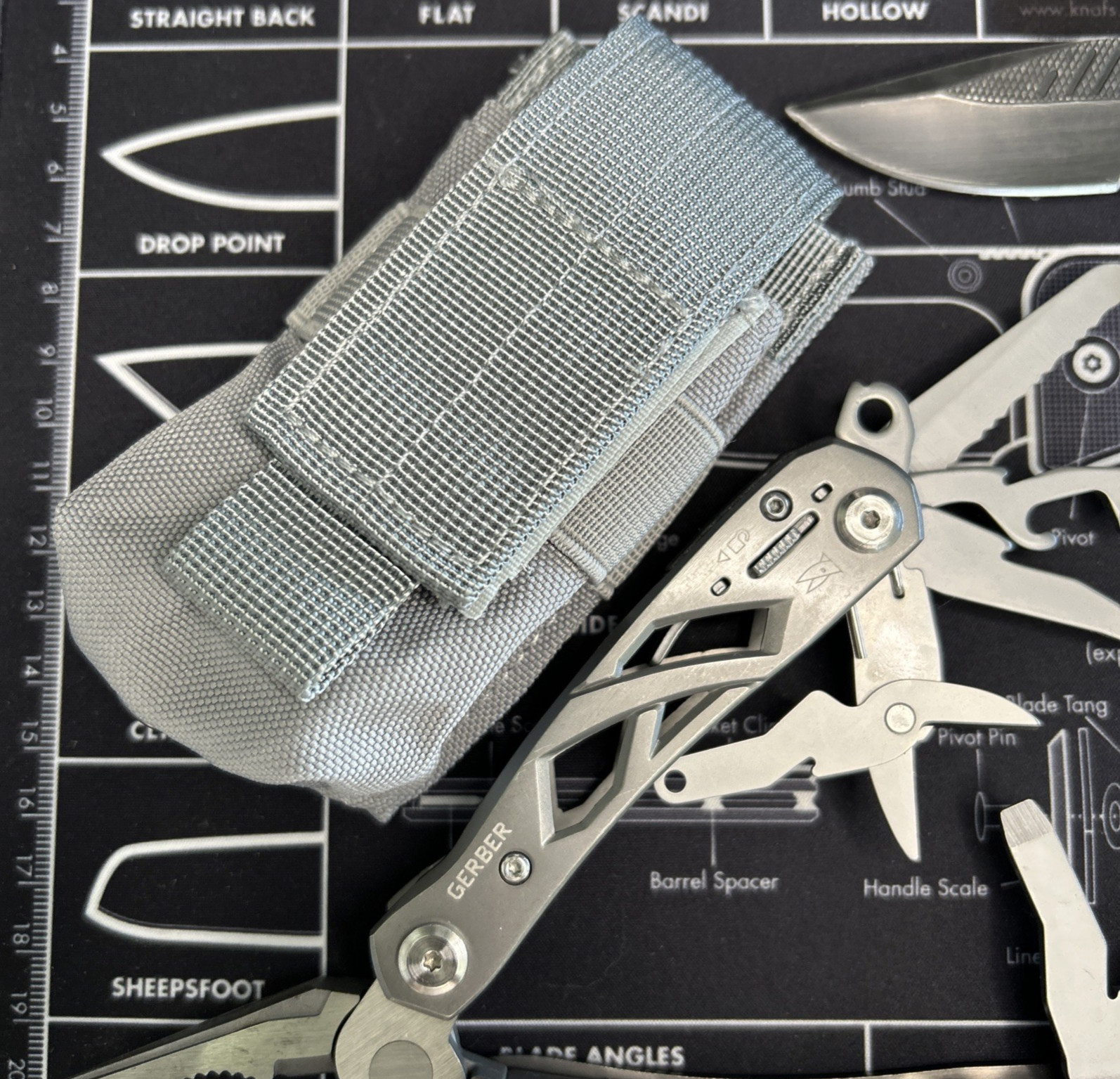 Gerber 1 Suspension W/Sheath / 1 Ridge/ 1 Swagger/ 1 Dime Compact Lot Of 4 GUC
