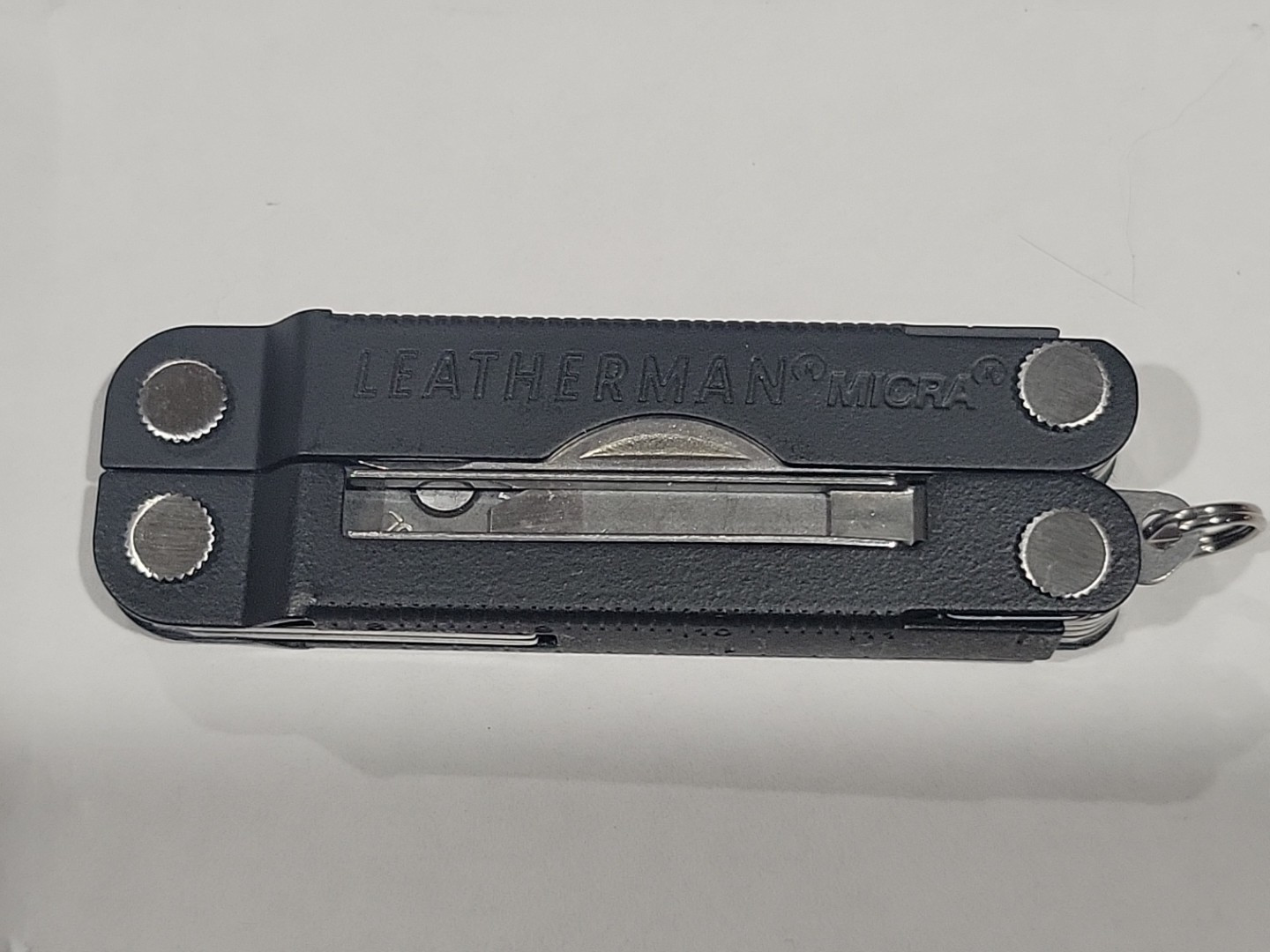 LEATHERMAN MICRA Black 10 TOOL Multi-Tool Knife Scissors + More WOW EXCELLENT