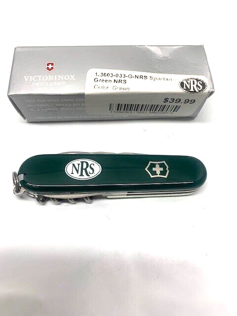 Victorinox Swiss Army Knife 1.3603-033-G-NRS Spartan -GREEN *New Box Damage
