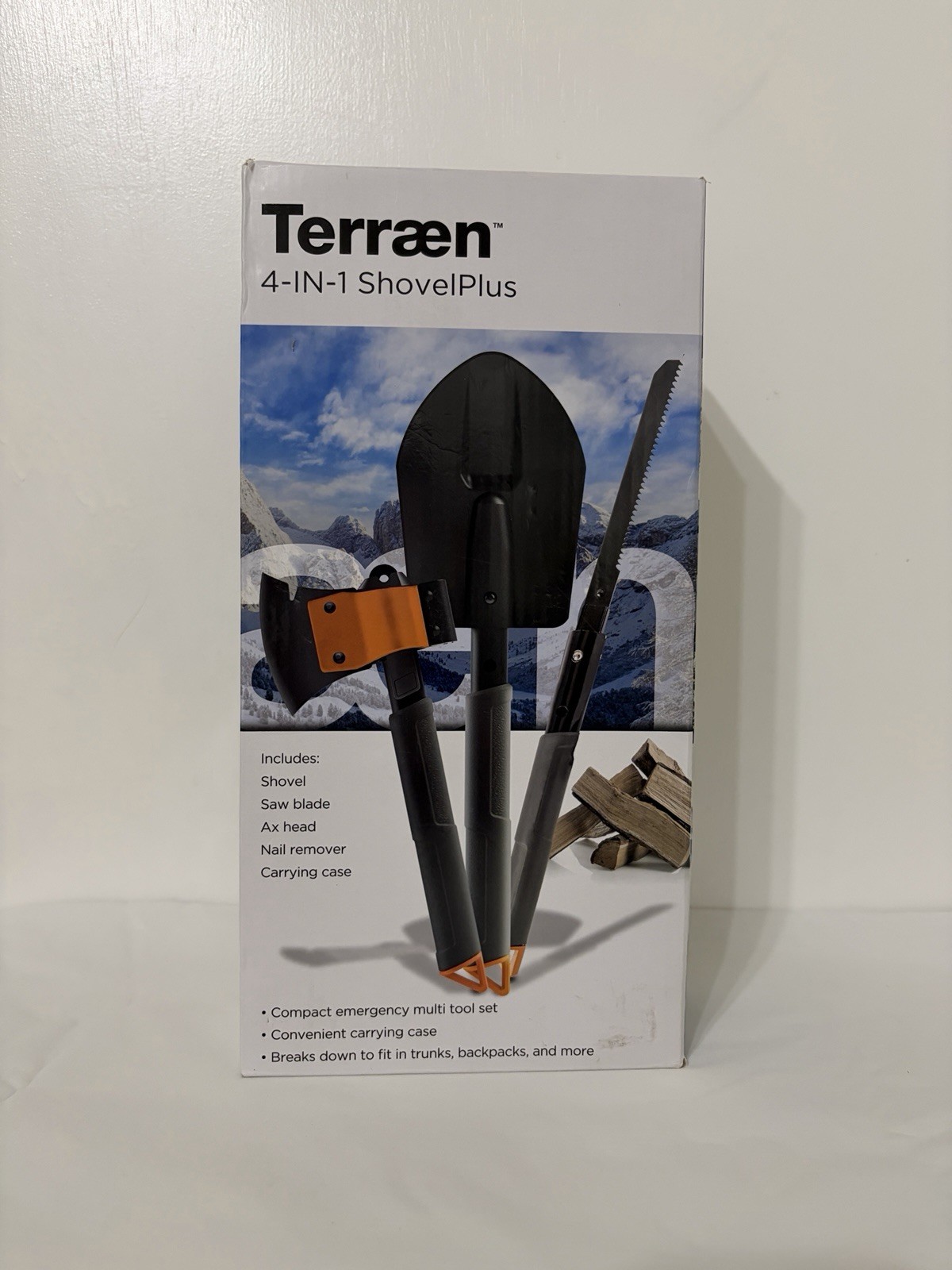 Terræn 4-in-1 ShovelPlus camping/hiking tools