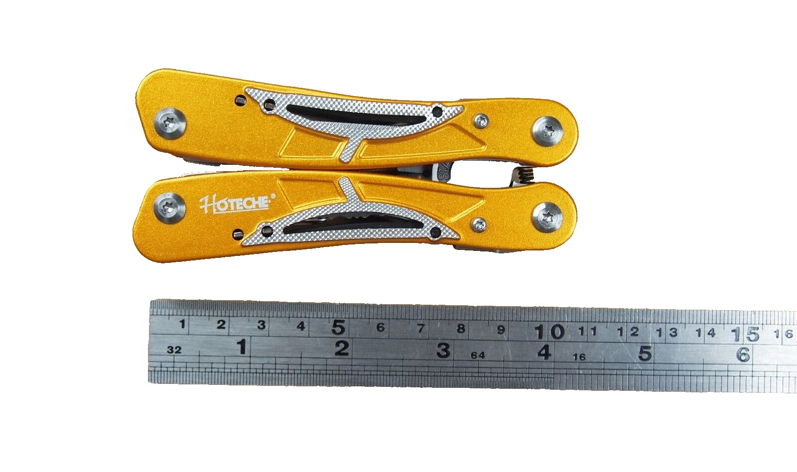 11 in 1 Multi Tool Plier Knife Stainless Steel Aluminum Handle Carry Bag 327002