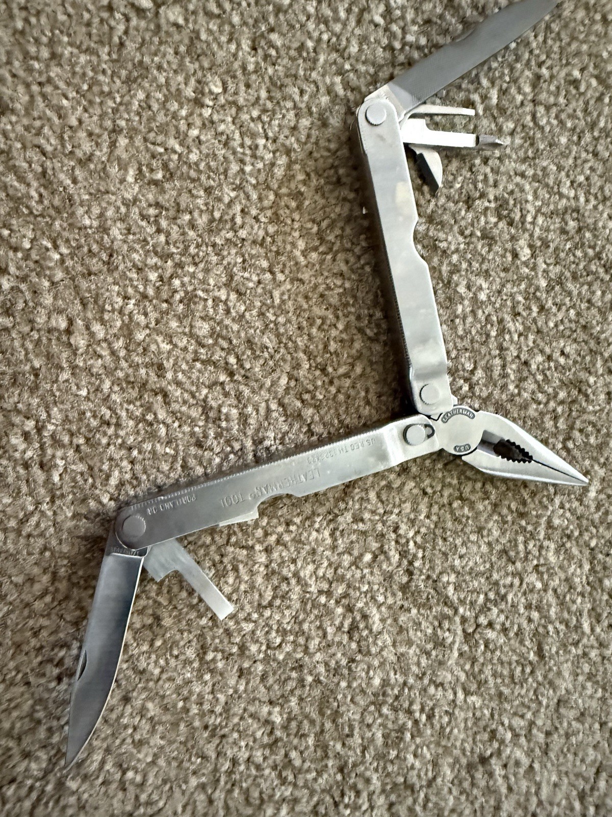 Vtg LEATHERMAN Multi Tool w Leather Case Portland, Oregon USA Box 1994 NEW