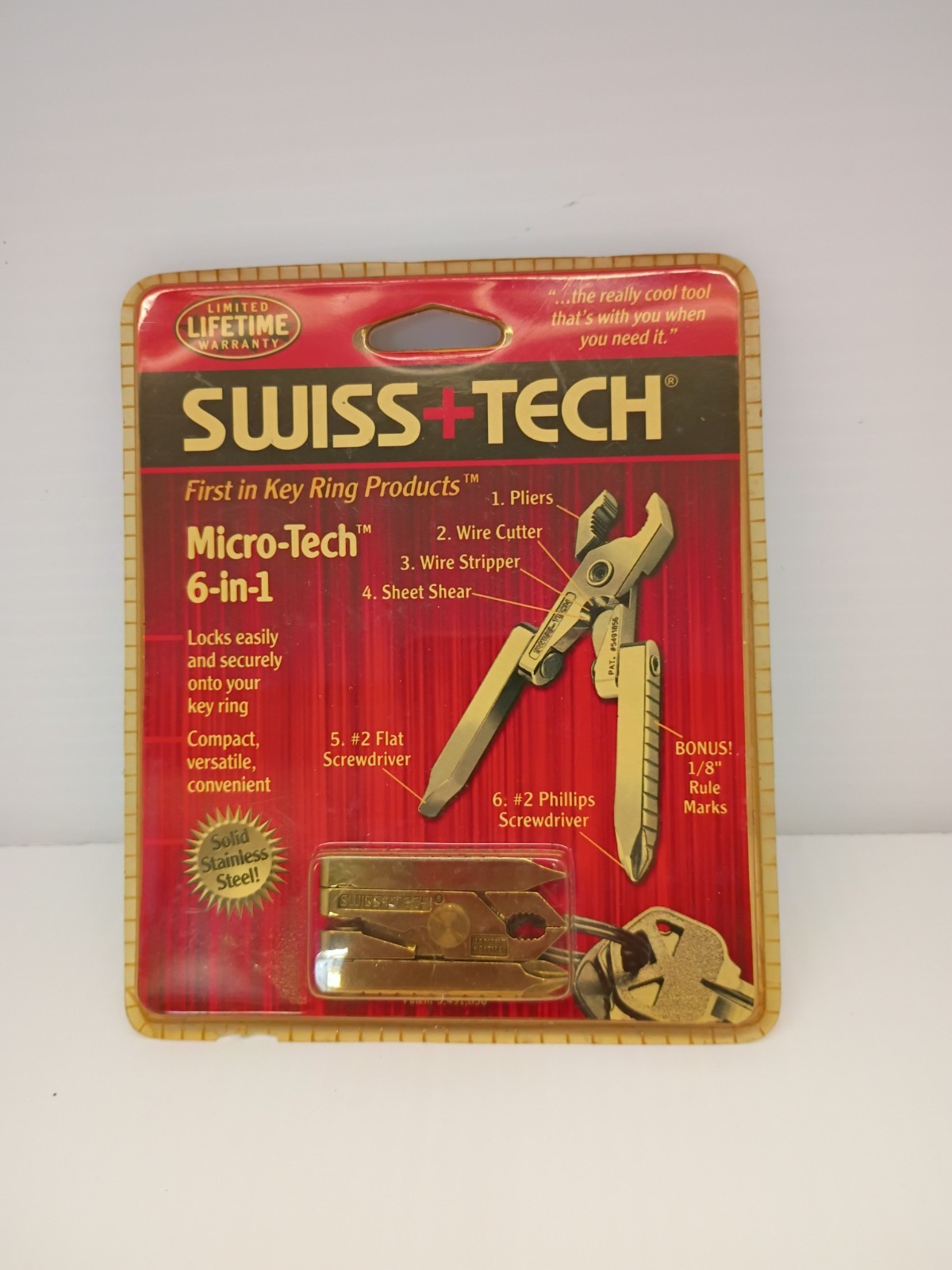 Swiss Tech MTCSS-1 Micro-Tech 6-in-1 Patent 5.491.856 New