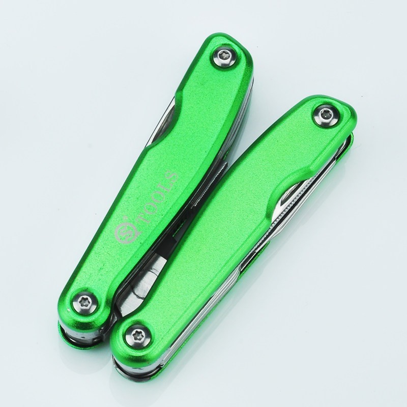 Mini Folding Multi Tool Pliers with Blade EDC Pocket Repair Tool Outdoor Gear