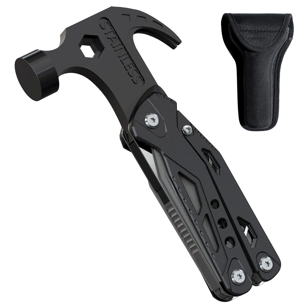 Heavy Duty 14-in-1 Multitool for Hiking, Fishing, DIY Projects – Stainless Steel