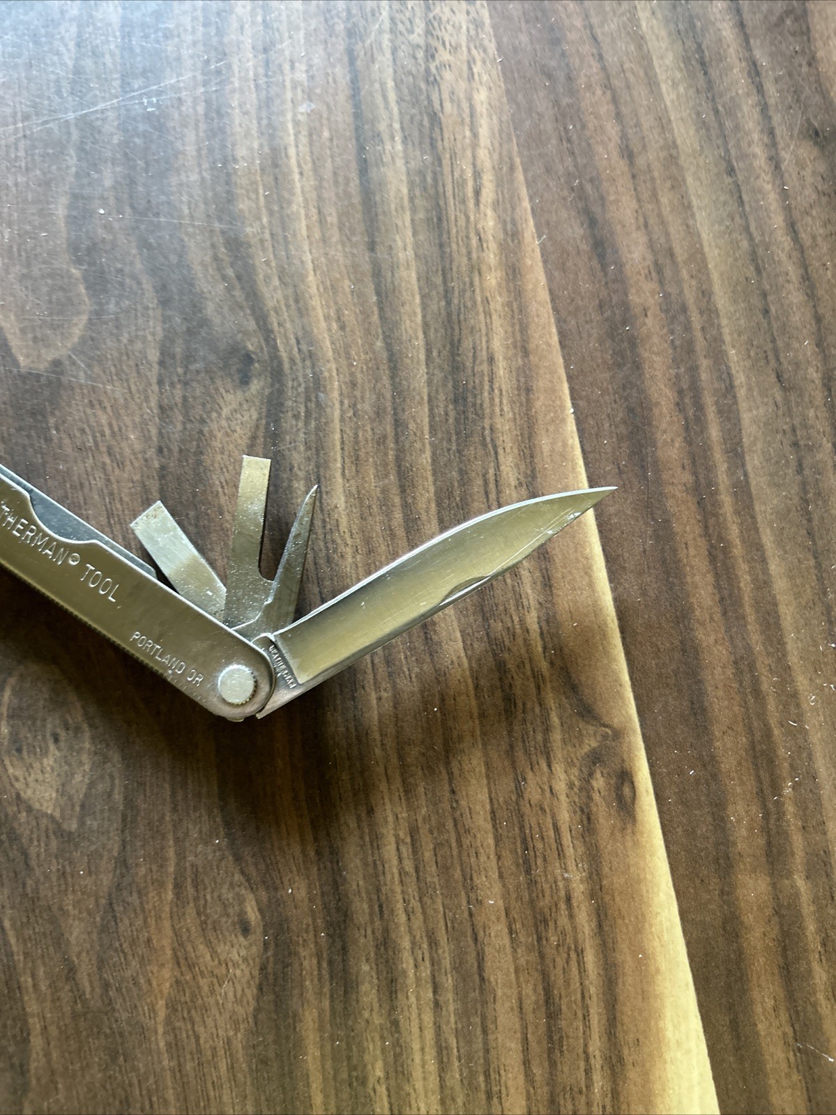 Vintage Original Leatherman knife Multi Tool Portland OR 0395 W/ SHEATH