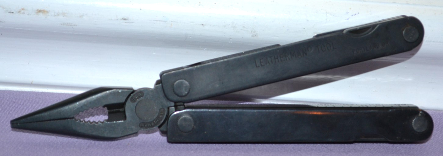 Vintage Leatherman Black Oxide Tool Multi-Tool Knife & Other Tools USA — Rare