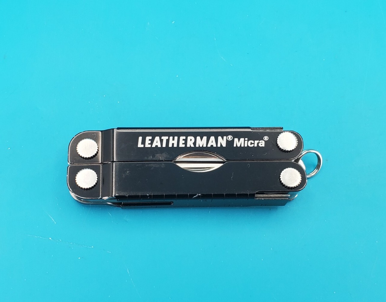 Leatherman Micra Multi-Tool, Knife, Scissors, Key Ring, Black!