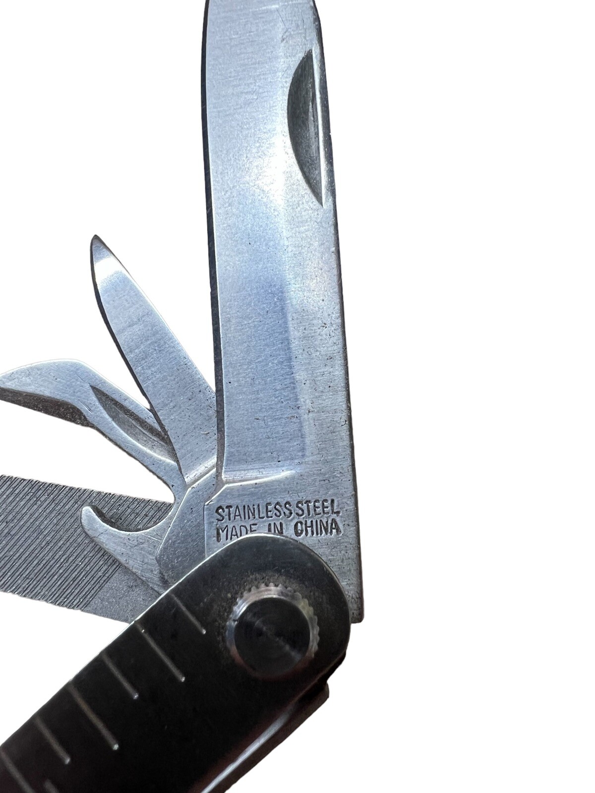 Multi Tool 2CR Stainless Steel, File Saw Pliers,folds To 4”, With Sheath