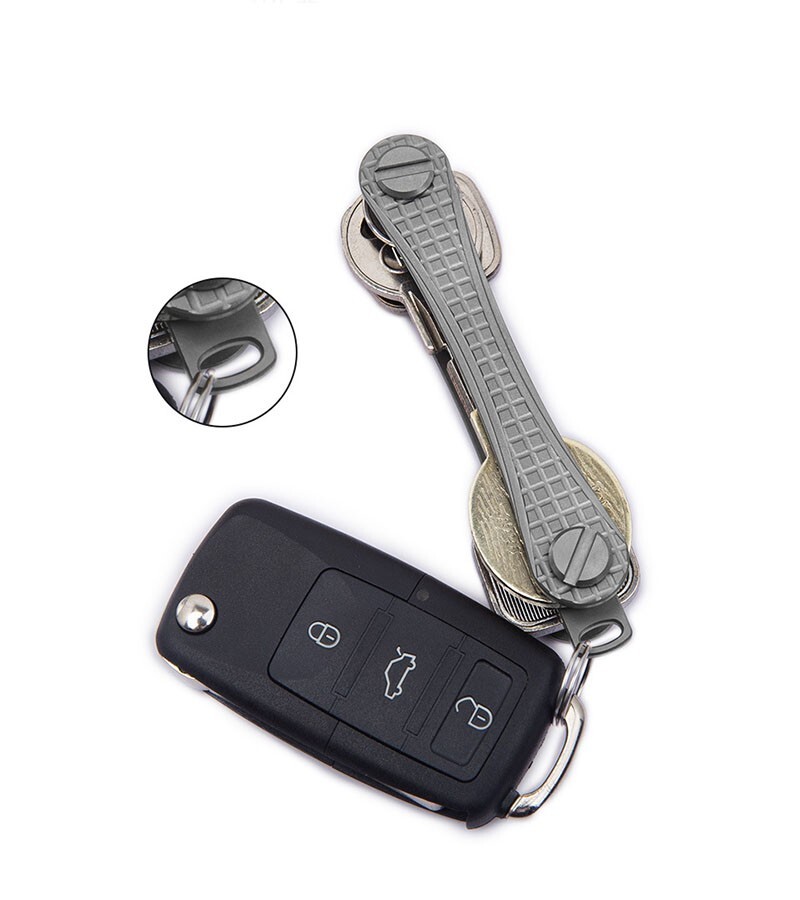 EDC Creative Titanium Keys Storage Holder for Men’s Personalized Key bag Tool