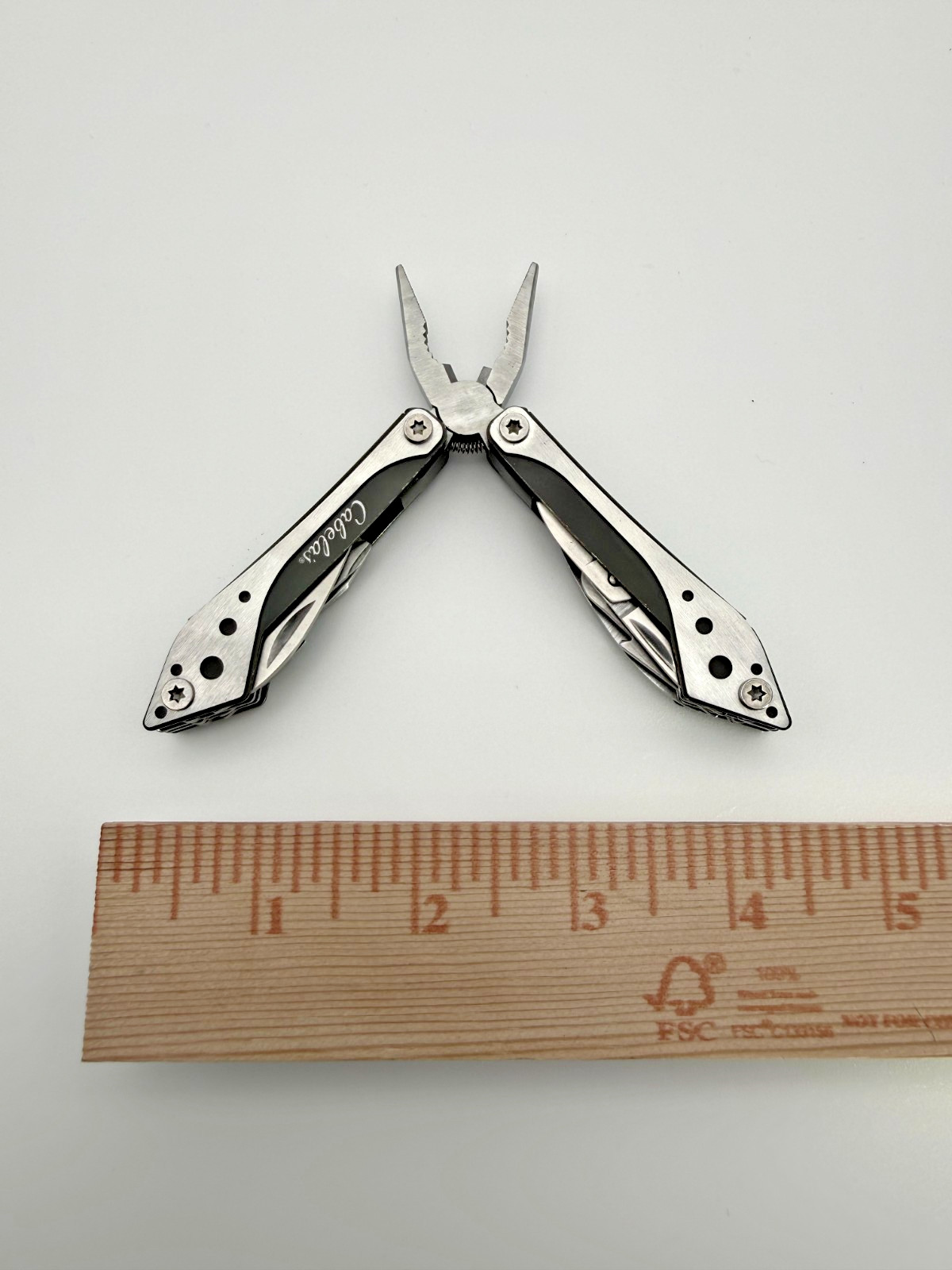 Cabela’s Multi Tool Pliers Knife Saw Scissors Screwdrivers Compact EDC
