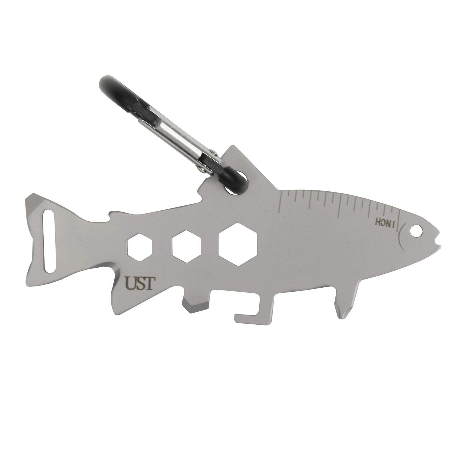 Pocket Sized Stainless Steel Multi Tool with Carabiner TSA Compliant