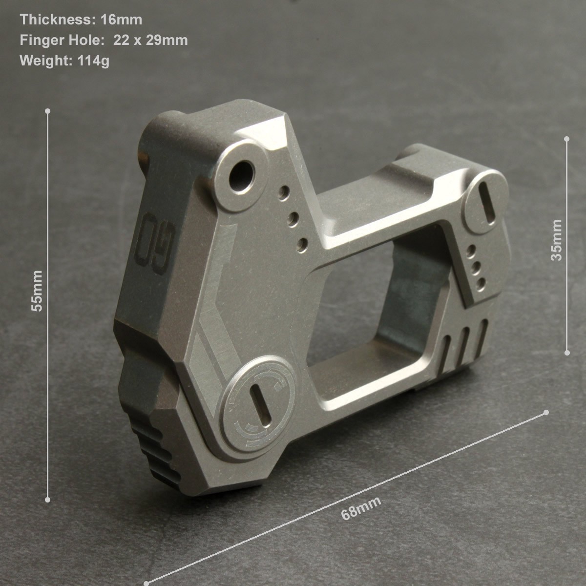 TC4 Titanium Hand Pieces EDC TOOLs Pocket Tool Keychain Break Window