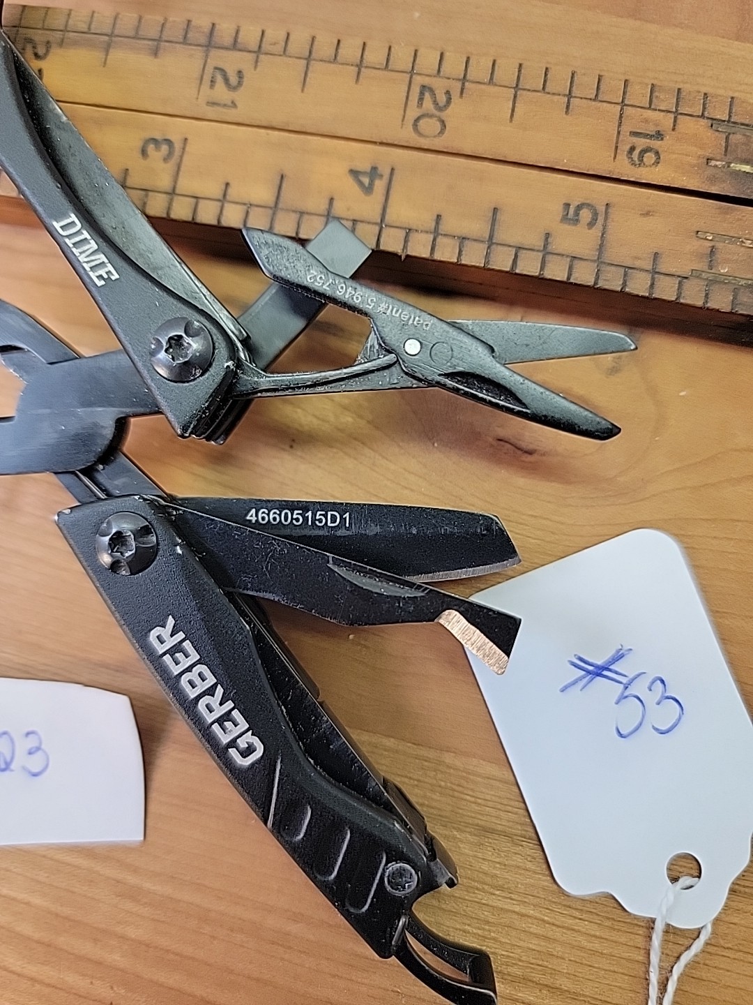 Gerber Dime Black On Black Multi-tool Pocket Knife