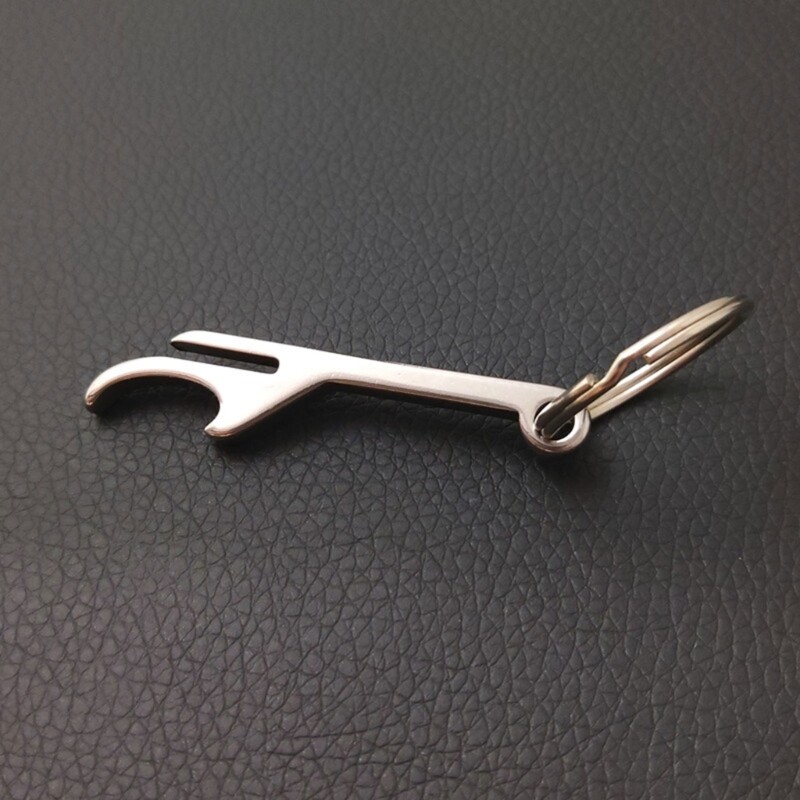 Mini Bottle Opener Cute Pocket Keyring Pocket Multifunctional Beer Bottle Opener