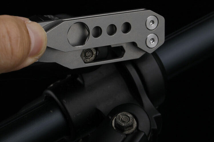 New Titanium Alloy Pocket Pry Bar Crowbar Opener Portable Outdoor EDC Multi Tool