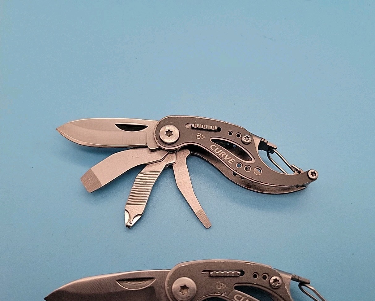 Gerber Curve Mini Multi-Tool – LOT OF 2 – Blade, File, Bottle Opener