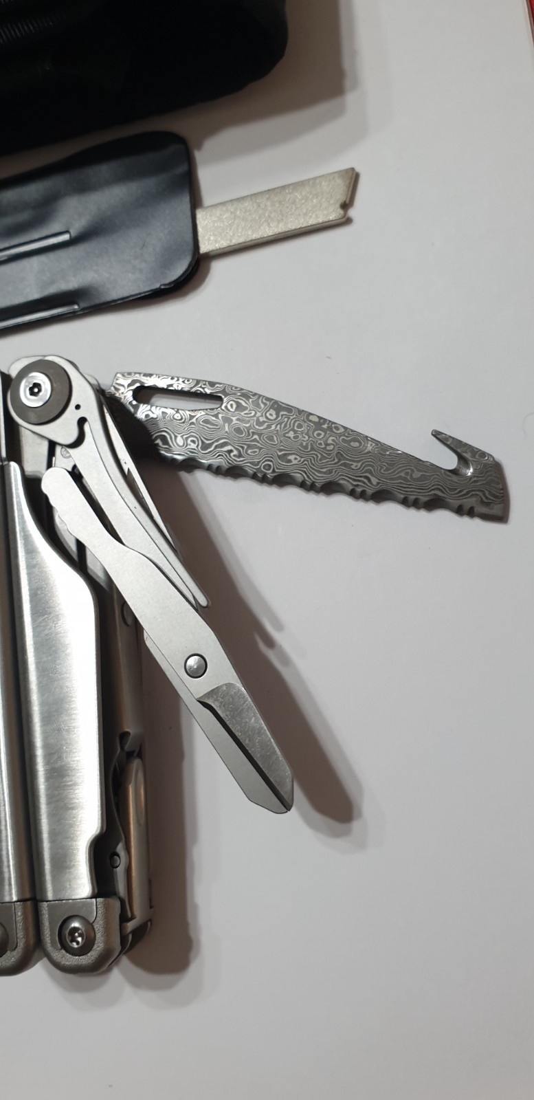 🔥🔥 Leatherman Surge Damascus Blades Rare Mint Multi Tool Rare