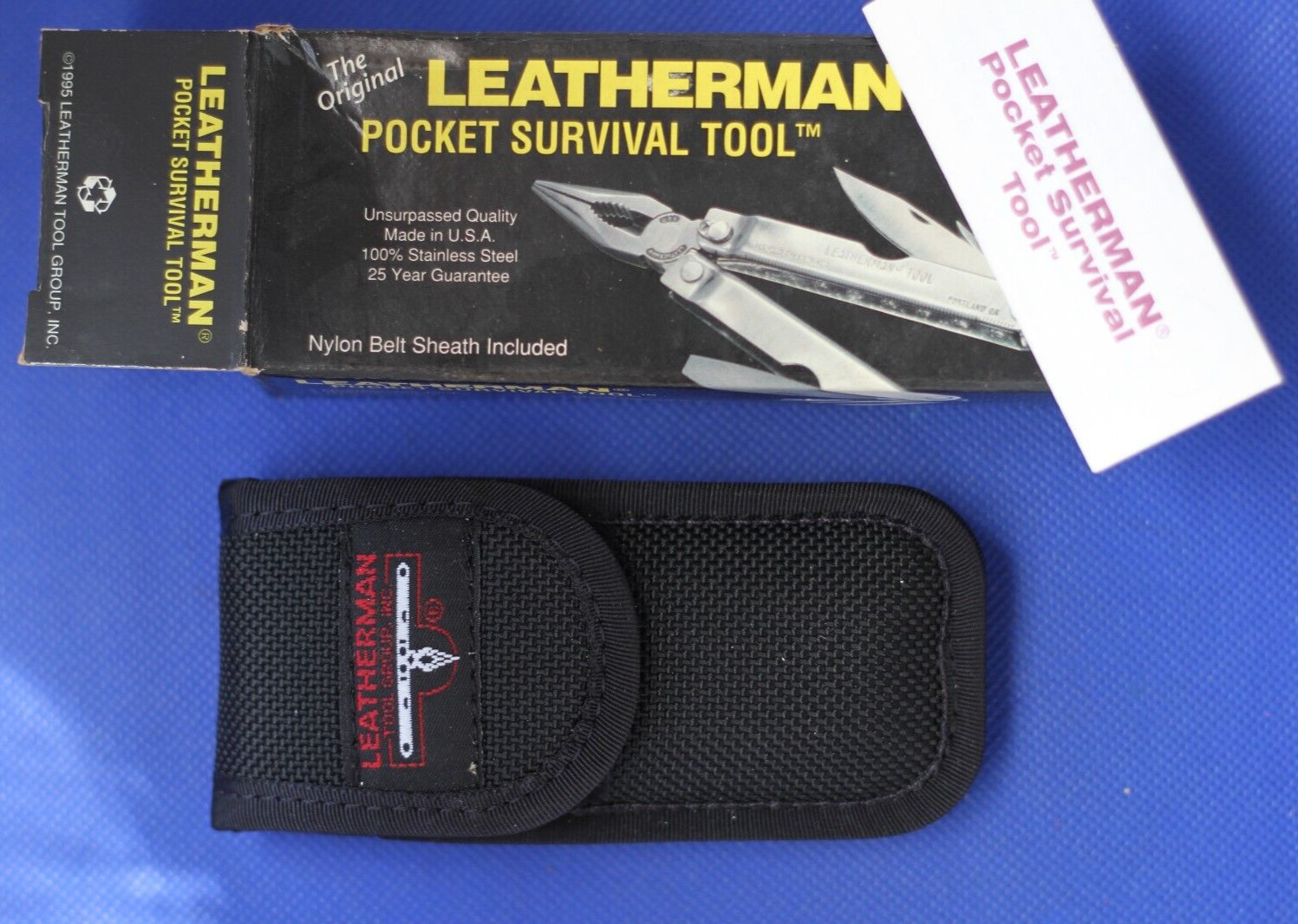 Vintage 1995 The Original Leatherman Tool w/ Sheath, NIB, NOS